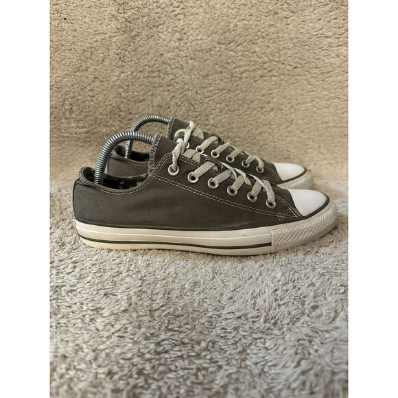Converse All Star Double Tongue Shoes Sneakers Gray White Polka Dot Women's 9 - Picture 1 of 11